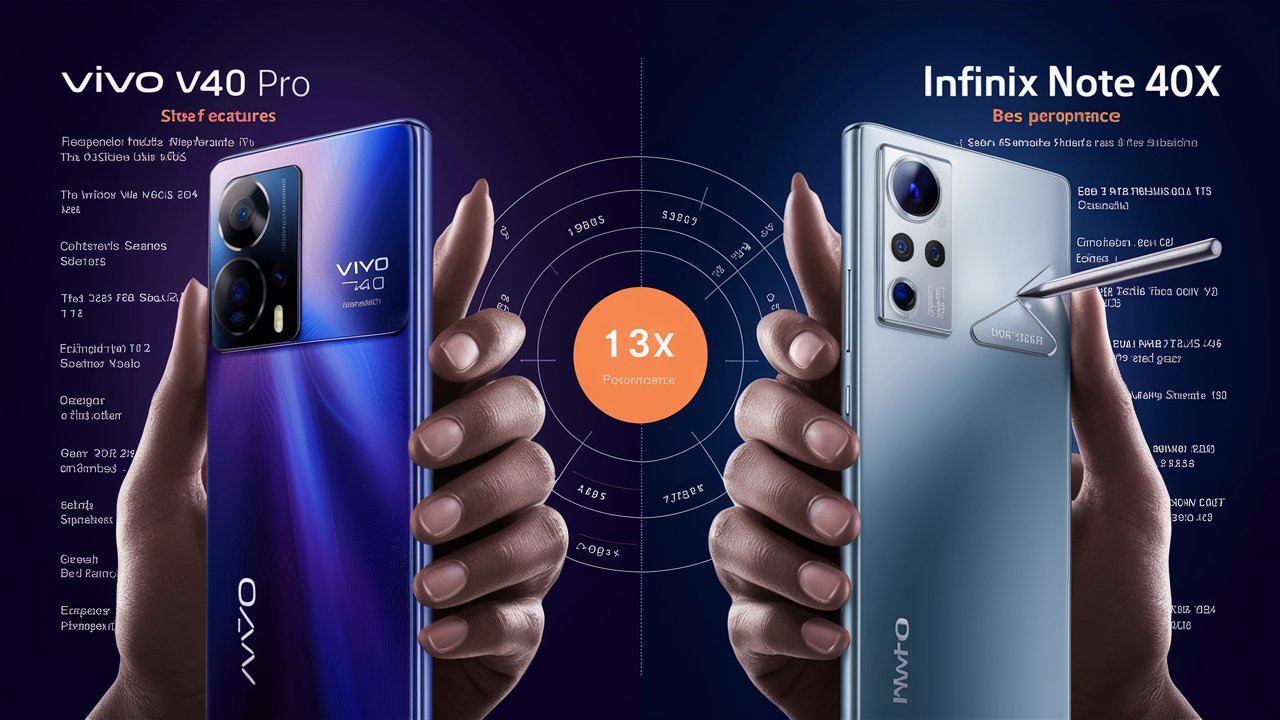 Vivo V40 Pro vs Infinix Note 40X