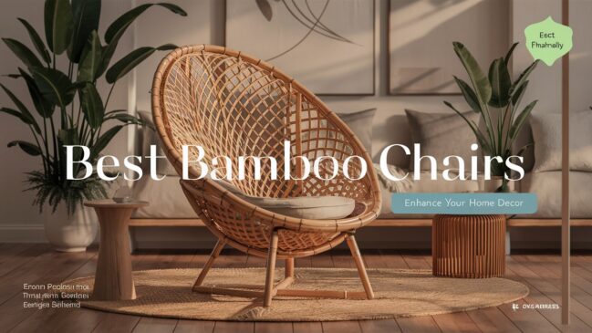 Best Bamboo Chairs for Home Decor in India