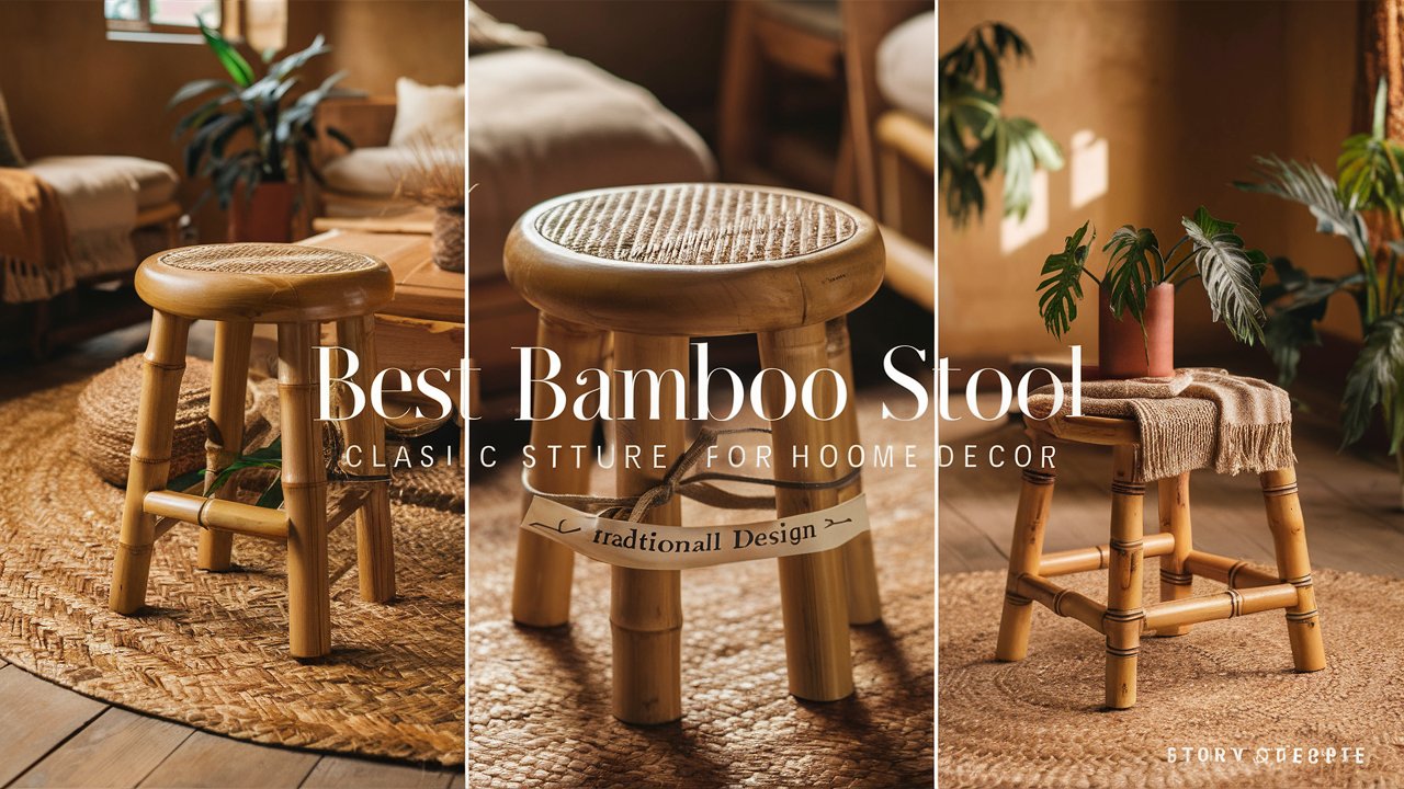 Best Traditional Bamboo Stool for Home Decor in India