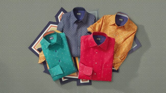 Combo of 4 Cotton Plain Shirts