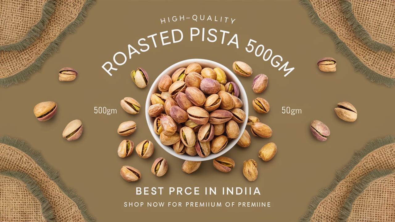 High-Quality Roasted Pista 500gm Price in India