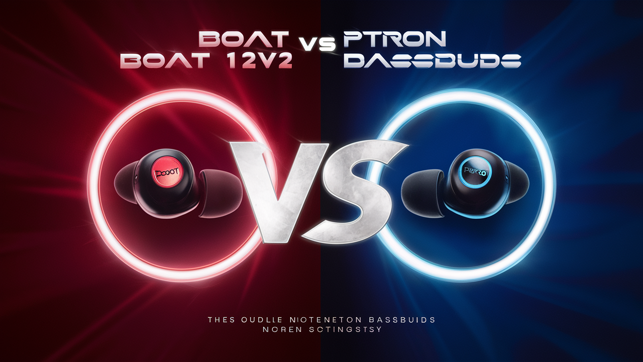 boAt 121v2 Vs pTron Bassbuds Full Comparison