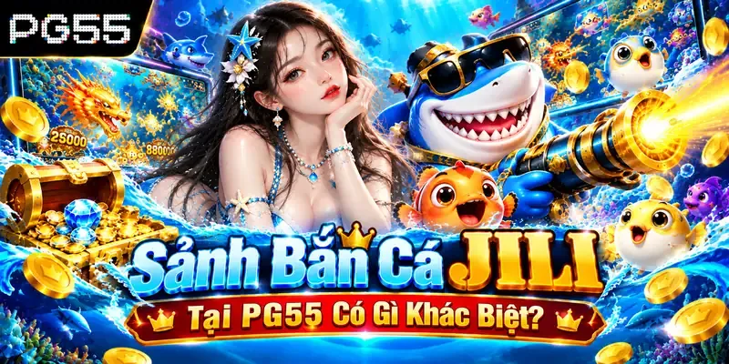 Sảnh Bắn Cá JILI Tại PG55 Có Gì Khác Biệt?